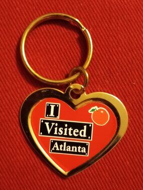 I Visited Atlanta Georgia souvenir metal keychain